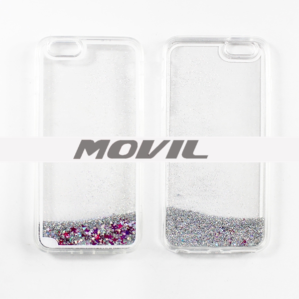 NP-2453 Arenas movedizas Bling Bling Star funda para Apple iPhone 6-12